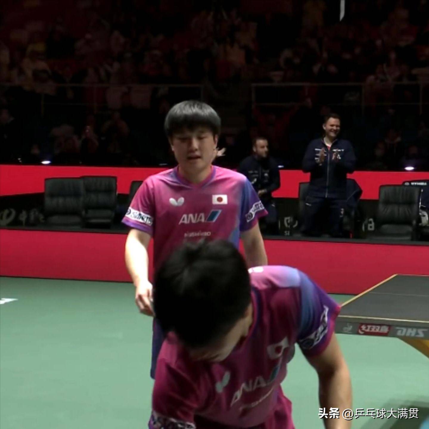 奥地利队鏖战法国队，张本智和刷新纪录