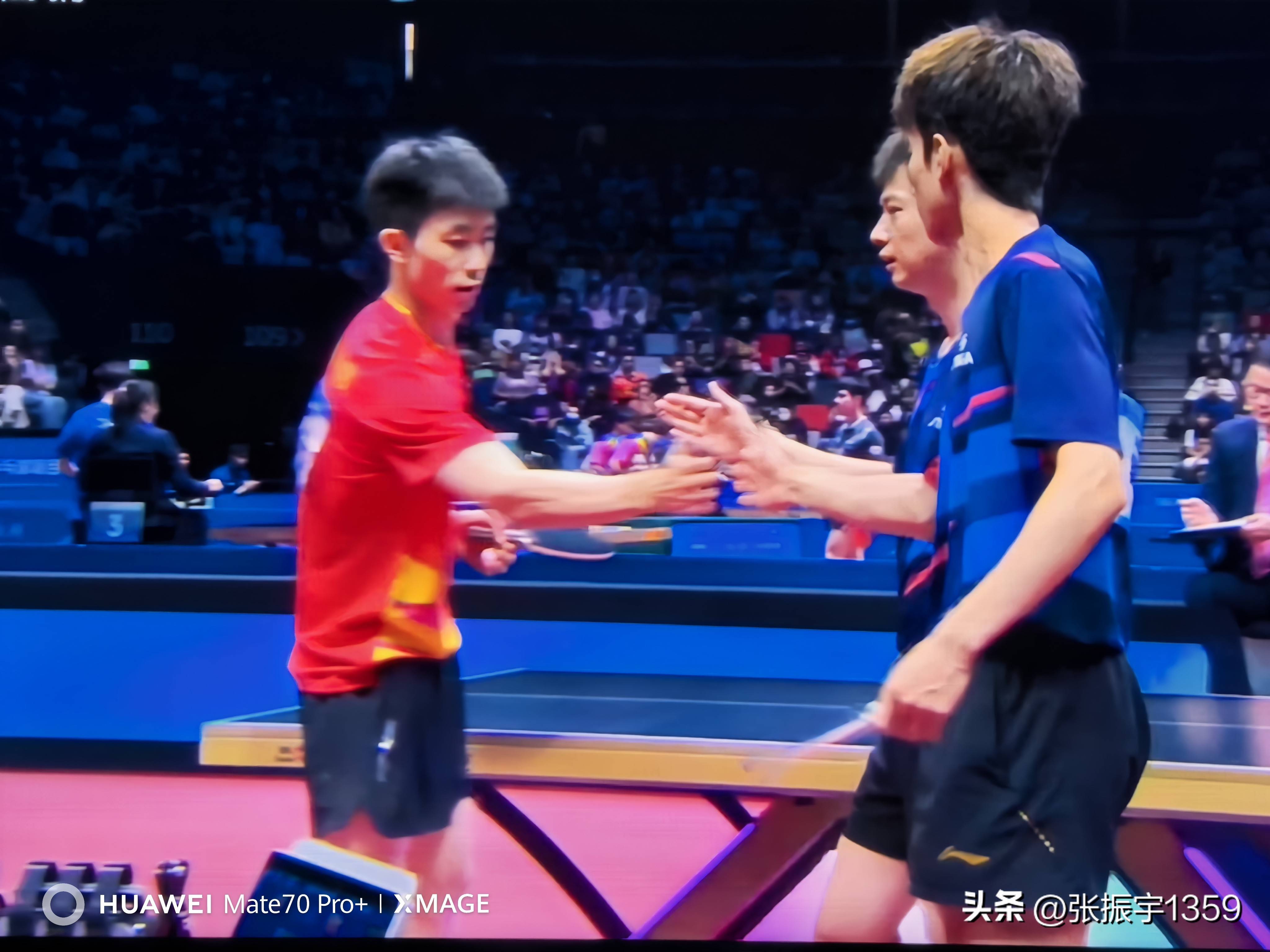 瑞典乒乓球队爆冷韩国乒乓球队，许昕三分雨点燃全场